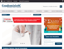 Tablet Screenshot of condominiosc.com.br